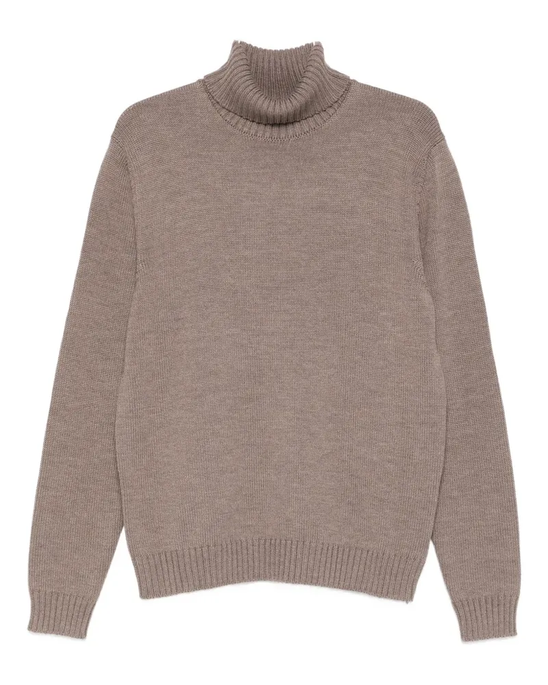 Incotex Pullover mit Rollkragen - Braun Braun