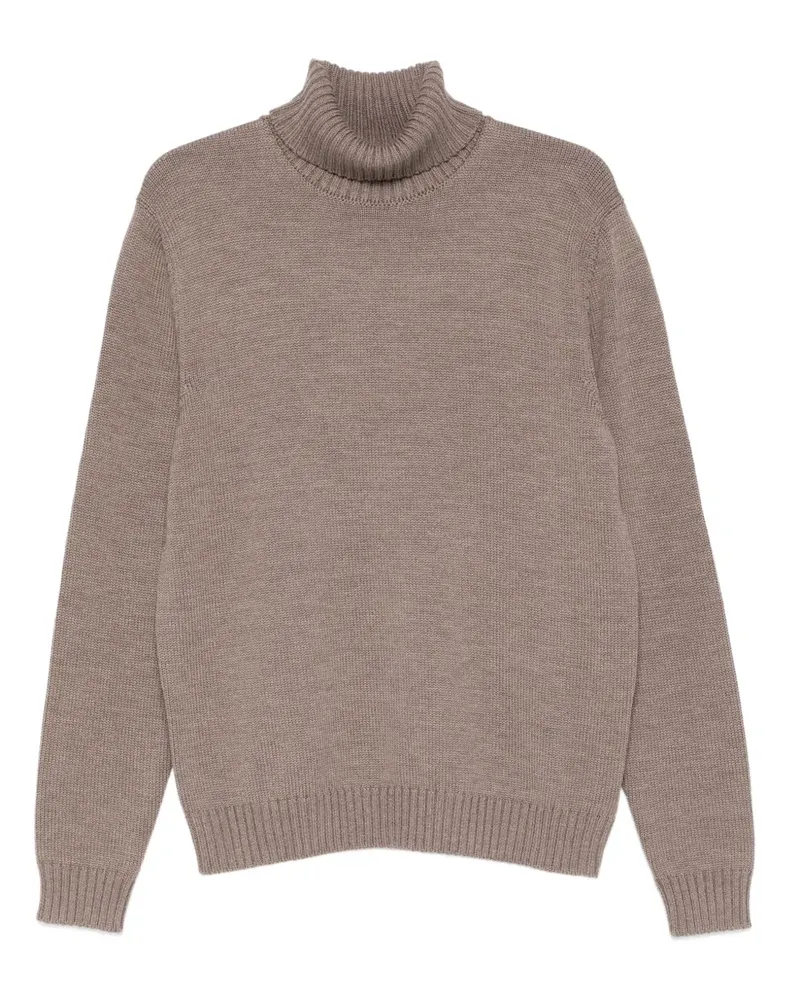 Incotex Pullover mit Rollkragen - Braun Braun