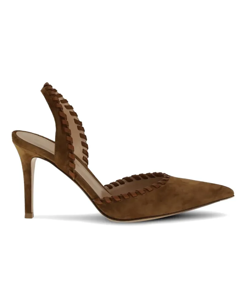 Gianvito Rossi Zaira Pumps aus Wildleder - Braun Braun