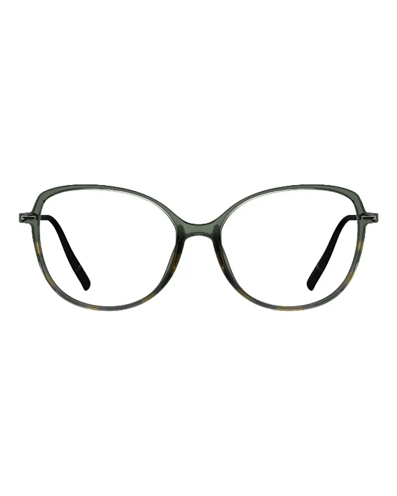 Silhouette Illusion Lite Cat-Eye-Brille - Grün Grün