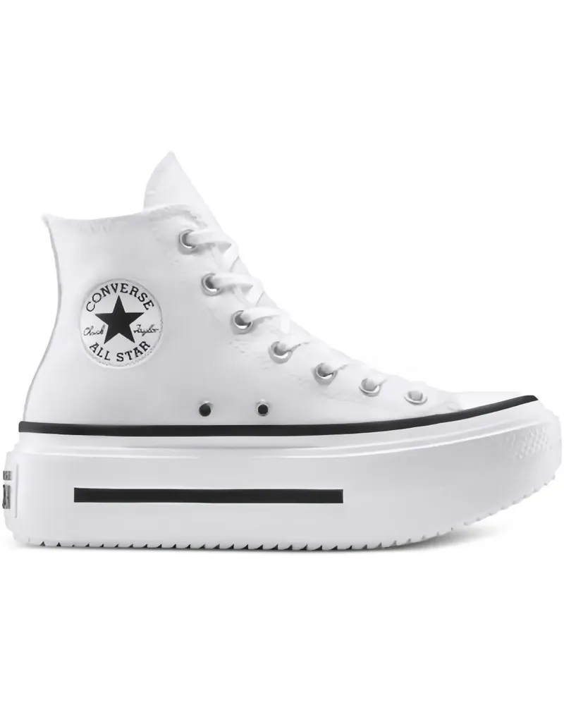 Converse Chuck Taylor All Star Lift Double Stack "White" Sneakers - Weiß Weiß
