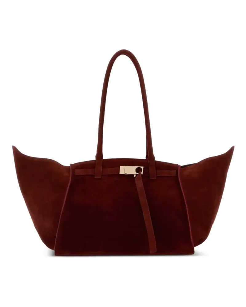 Benedetta Bruzziches Tiziano Mame Tote Bag aus Wildleder - Rot Rot