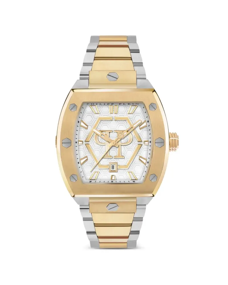 Philipp Plein The Hexagon Phantom 44mm - Silber Silber