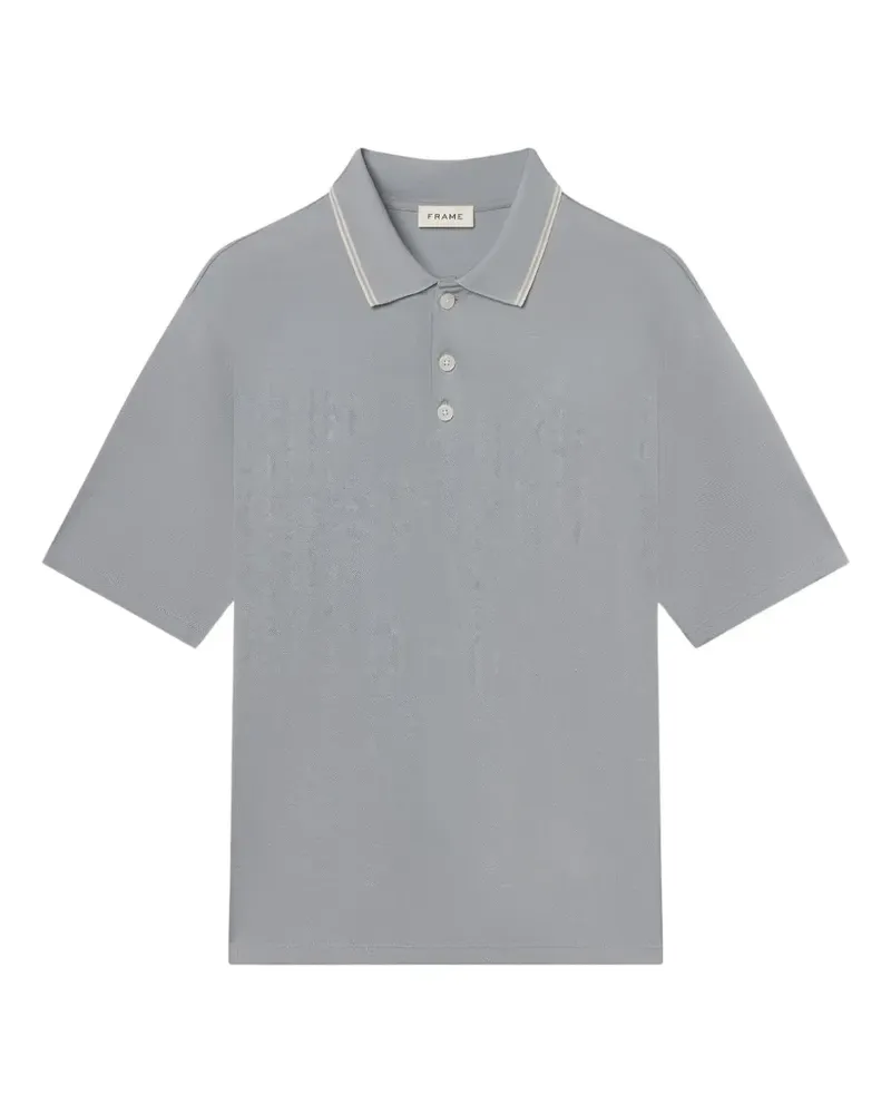 Frame Denim Poloshirt mit Umschlag-Detail - Blau Blau