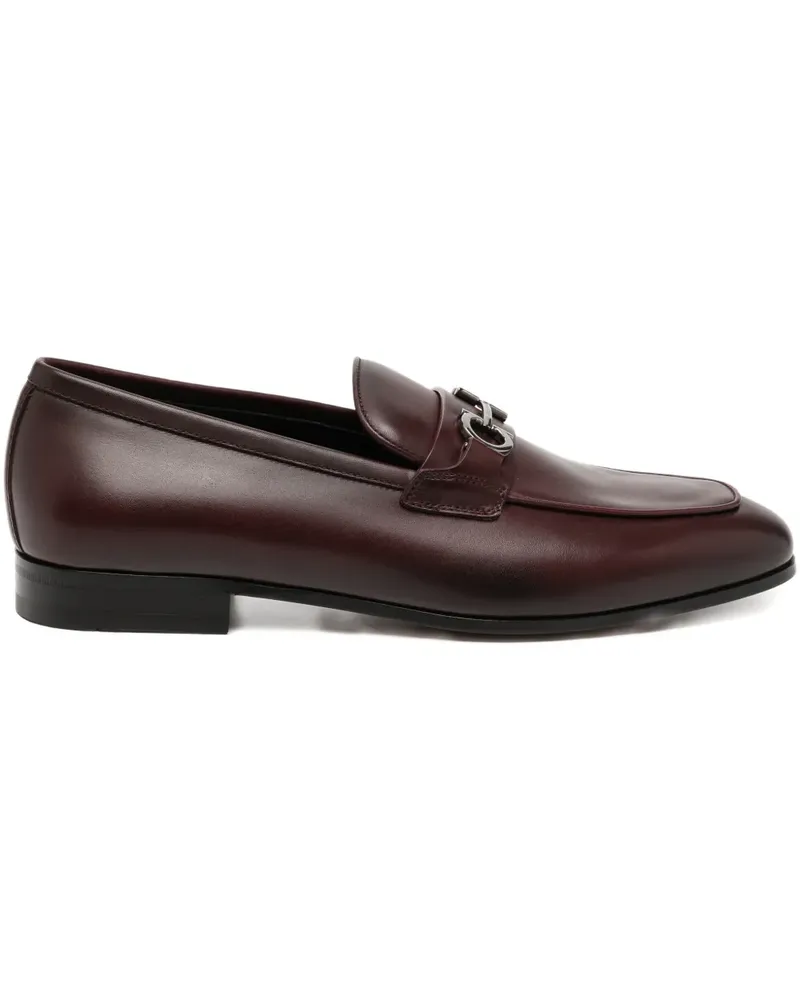 Ferragamo Loafer mit Gancini-Detail - Rot Rot