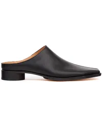 Maison Margiela Slipper mit eckiger Kappe Schwarz