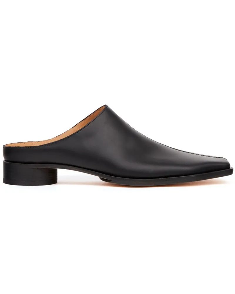Maison Margiela Slipper mit eckiger Kappe - Schwarz Schwarz