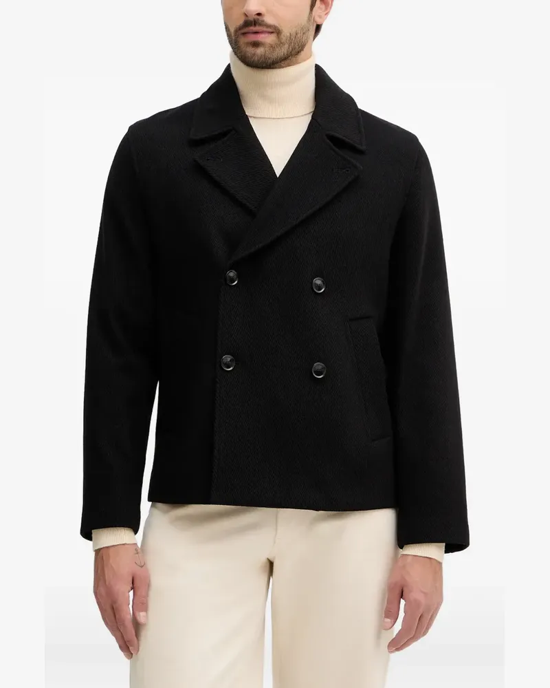 Sisley double-breasted jacket - Schwarz Schwarz