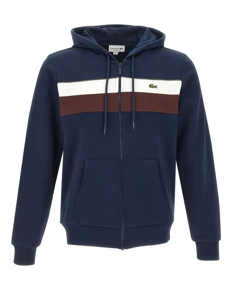 Lacoste Kapuzenjacke mit Reißverschluss - Blau Blau