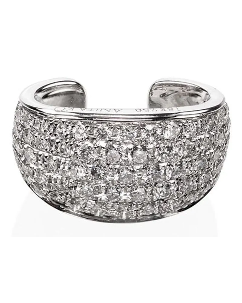 ANITA KO 18kt 'Galaxy' Ear Cuff aus Weißgold mit Diamanten - Silber Silber