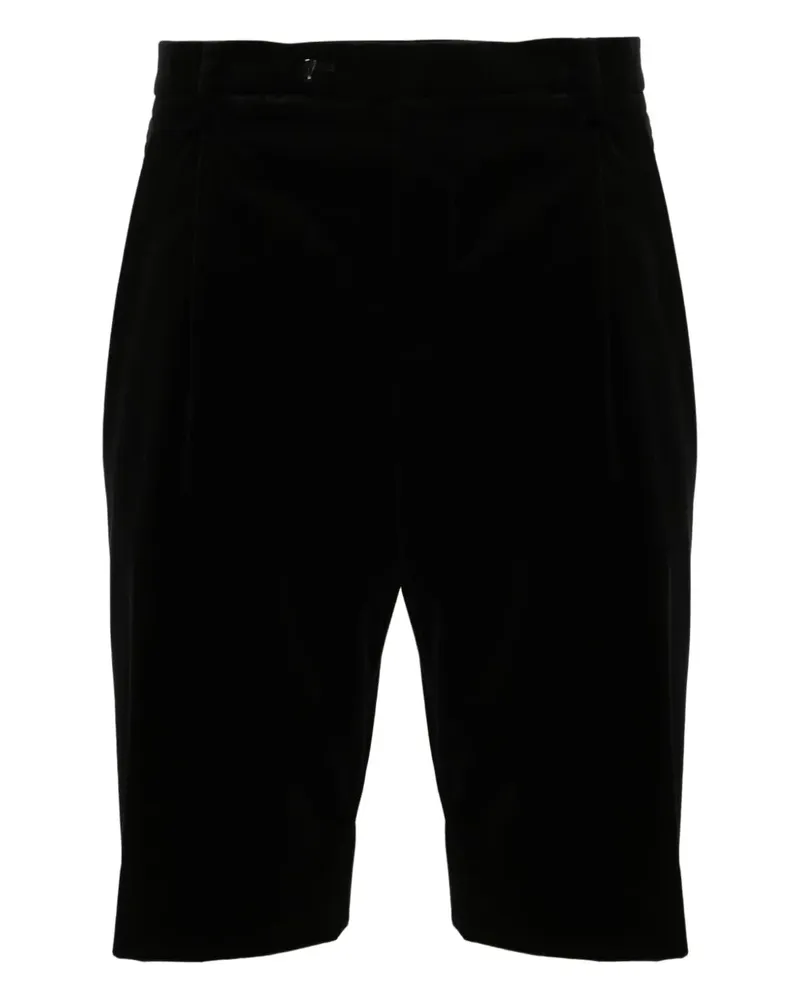 Gucci pleated cotton-blend shorts - Schwarz Schwarz