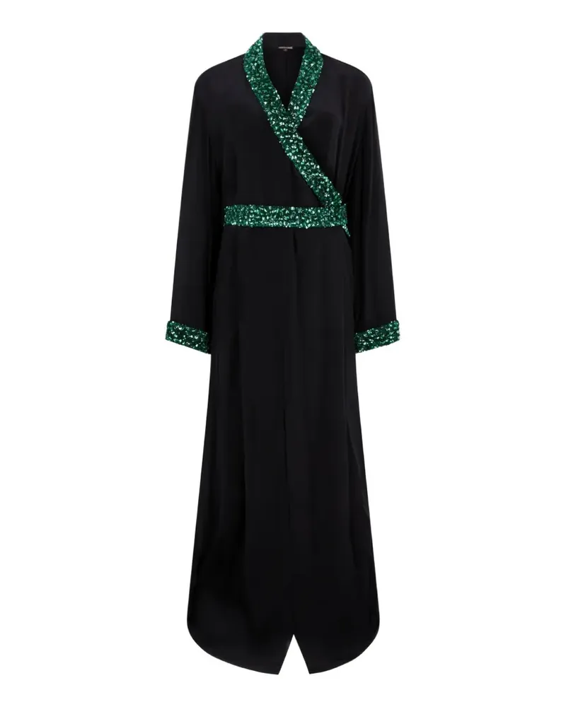 Roberto Cavalli Kleid mit Pailletten - Schwarz Schwarz
