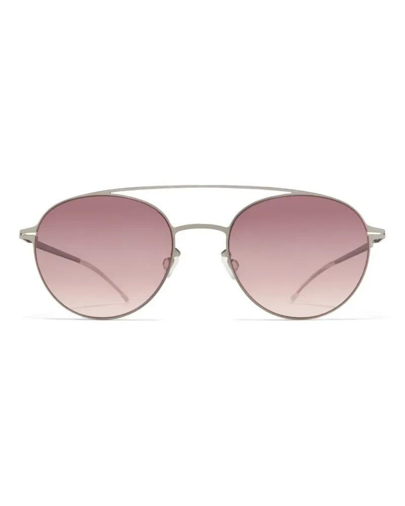 Mykita Reva Sun Sonnenbrille mit rundem Gestell - Silber Silber