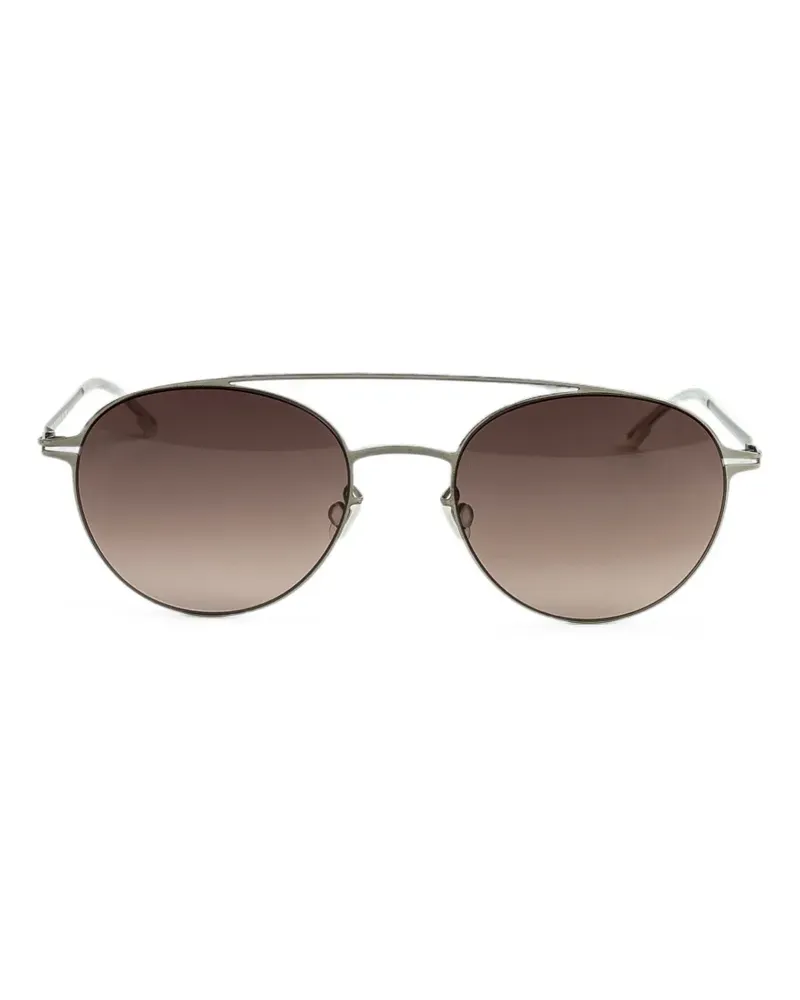 Mykita Reva Sun Sonnenbrille mit rundem Gestell - Silber Silber