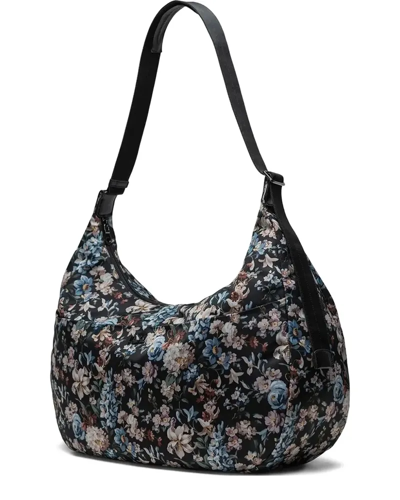 Herschel Supply Co. Yara Schultertasche mit Blumen-Print - Schwarz Schwarz