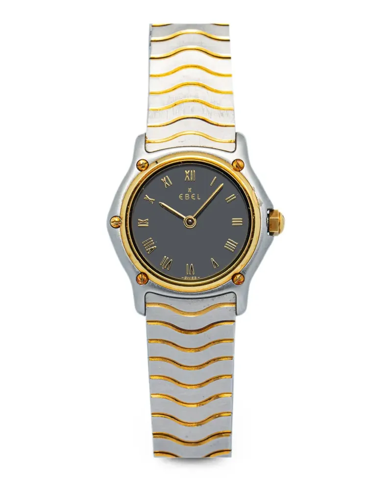 Ebel Armbanduhr mit Wellenmuster 25mm - Grau Grau
