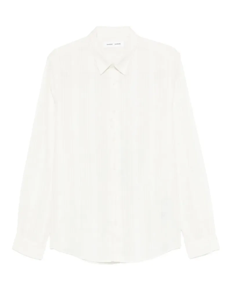 Samsøe & Samsøe Saryan X striped shirt - Nude Nude
