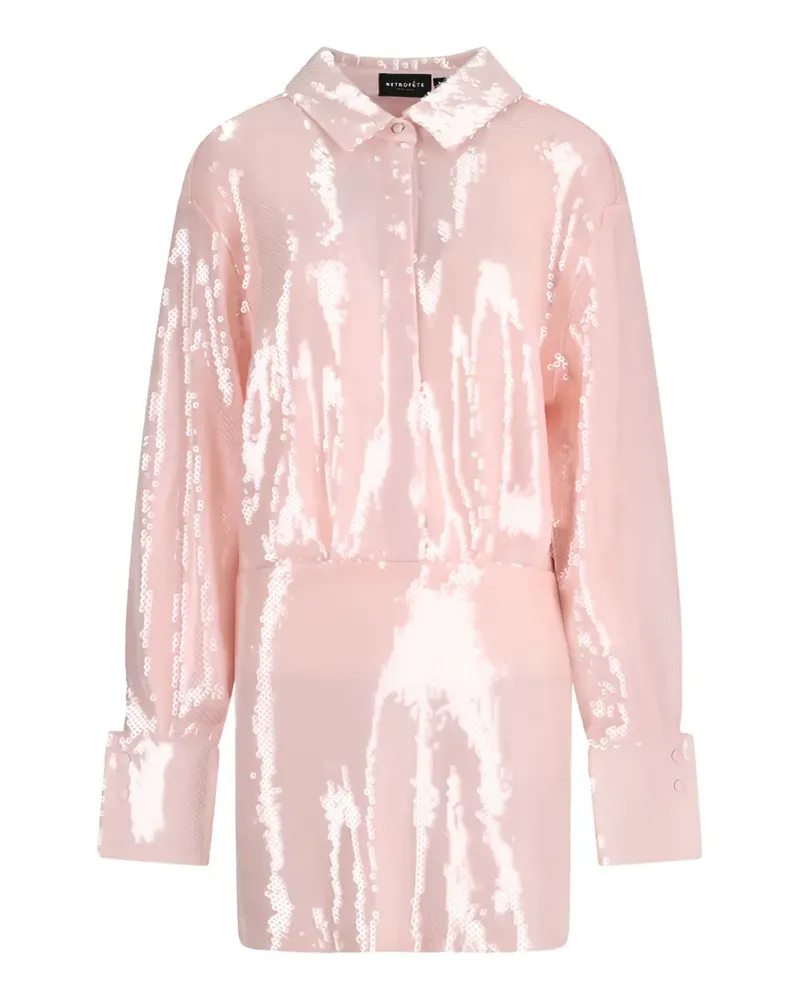 Retrofête Briseis Kleid mit Pailletten - Rosa Rosa