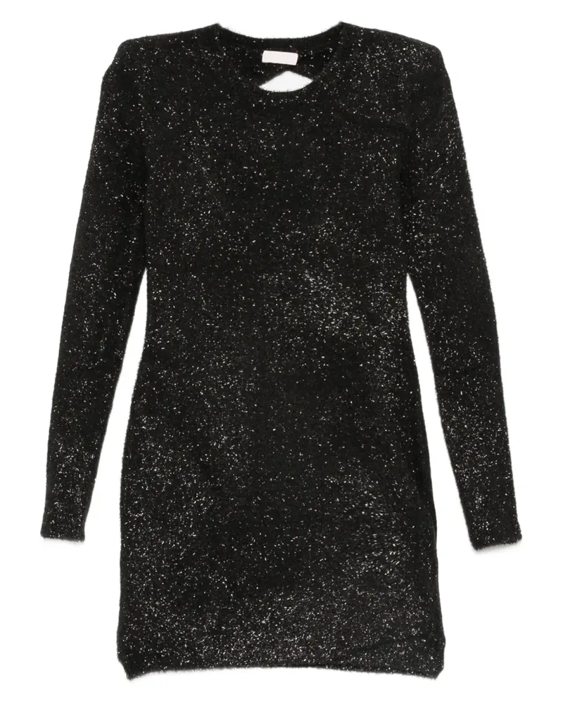Liu Jo long-sleeve cut-out mini dress - Schwarz Schwarz