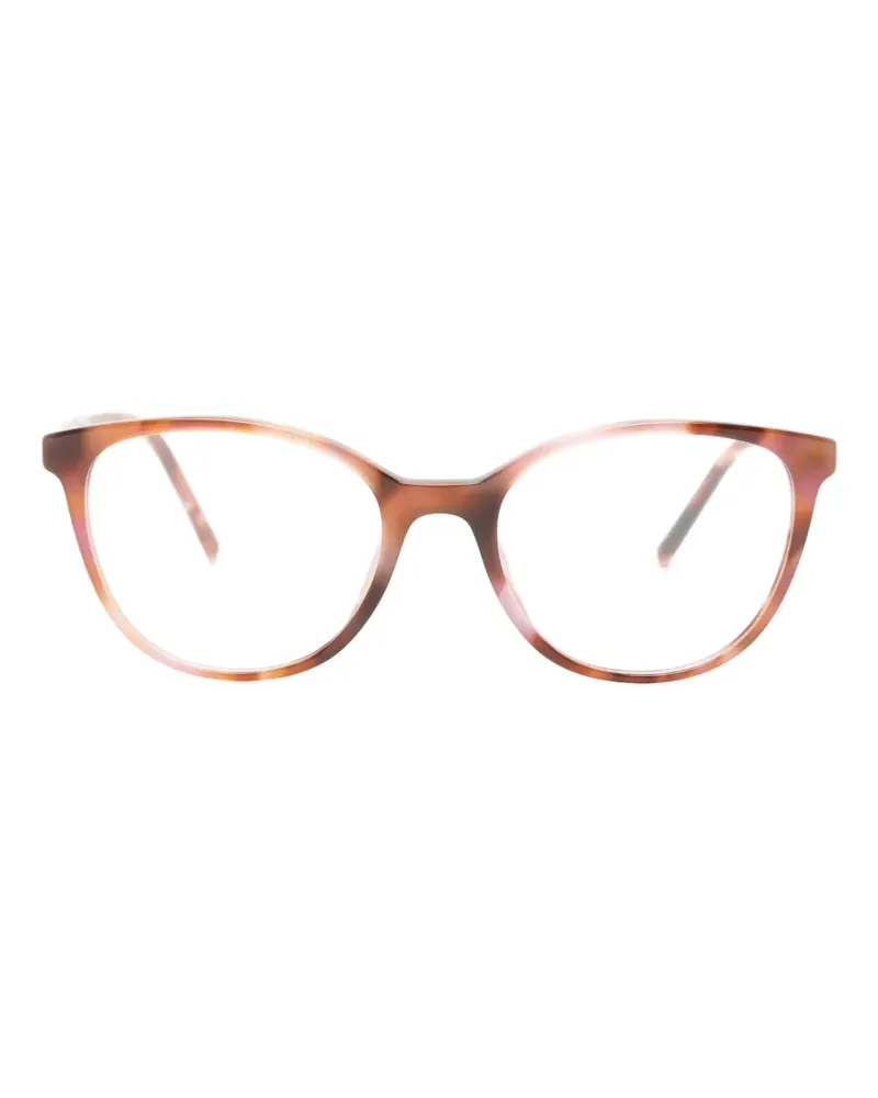 Dolce & Gabbana tortoiseshell-effect cat-eye glasses - Braun Braun