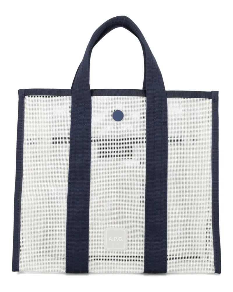 A.P.C. Kleiner Louise Shopper - Weiß Weiß