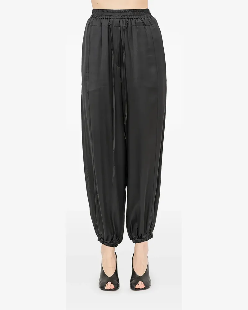Andrea Ya'aqov drawstring-waist jogging pants - Schwarz Schwarz