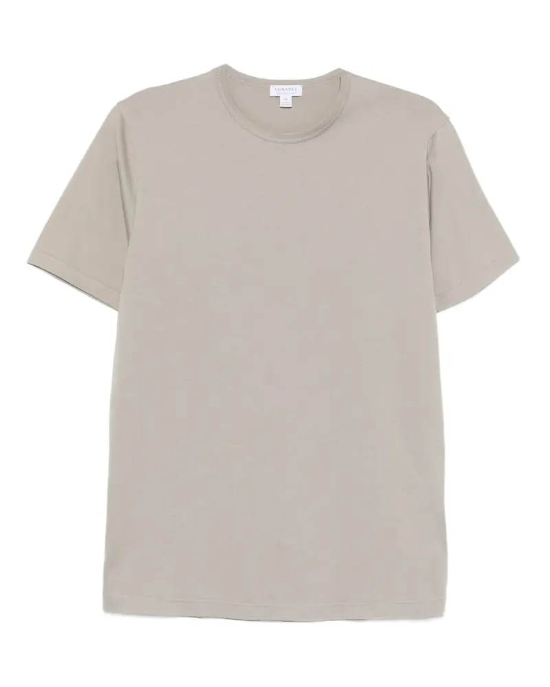 Sunspel Klassisches T-Shirt - Grau Grau