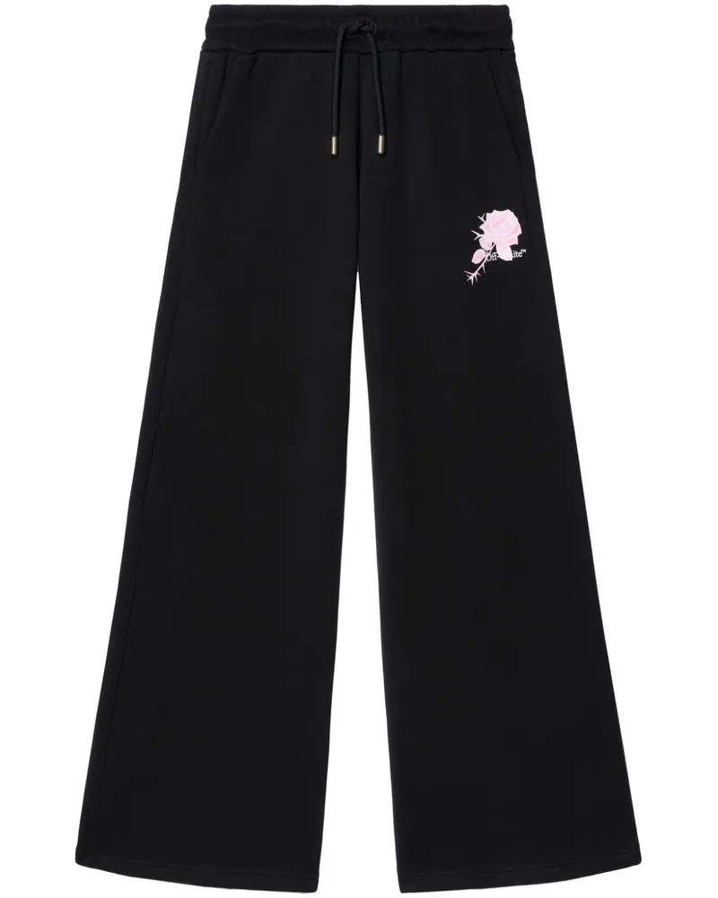 OFF-WHITE Roses Arrows Jogginghose - Schwarz Schwarz