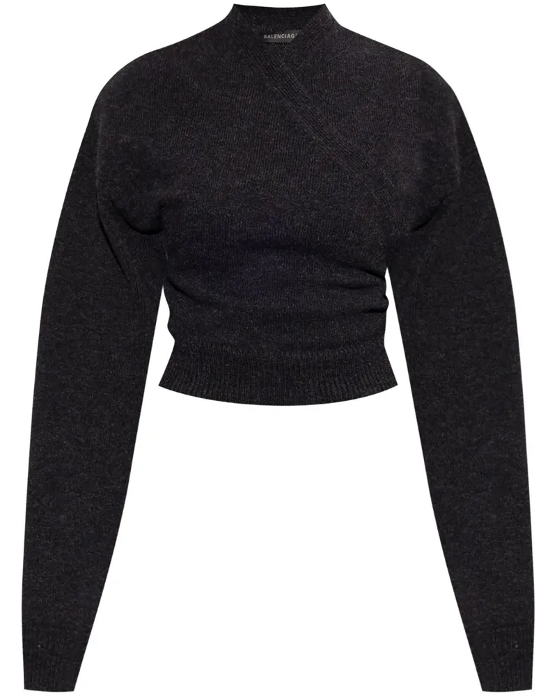 Balenciaga Pullover aus Schurwolle - Schwarz Schwarz