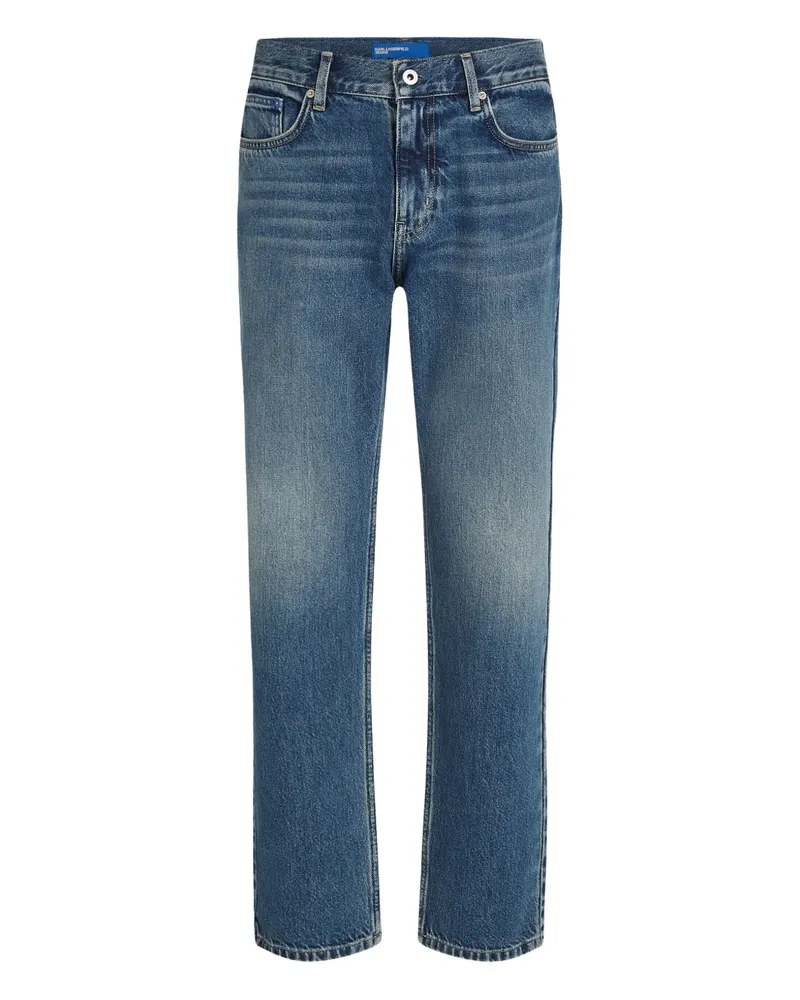 Karl Lagerfeld Gerade Jeans - Blau Blau