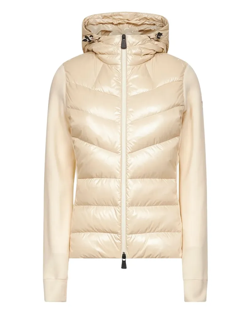 Moncler padded hooded jacket - Nude Nude