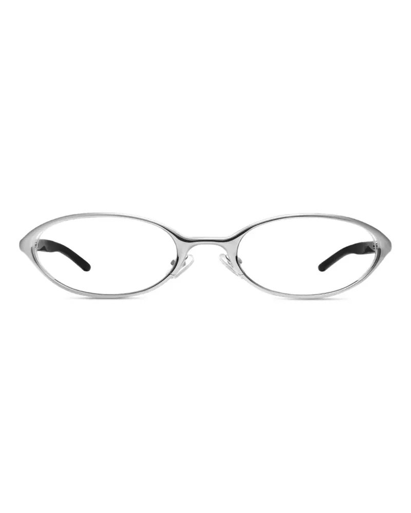 Gentle Monster Moody 02 Brille mit ovalem Gestell - Silber Silber