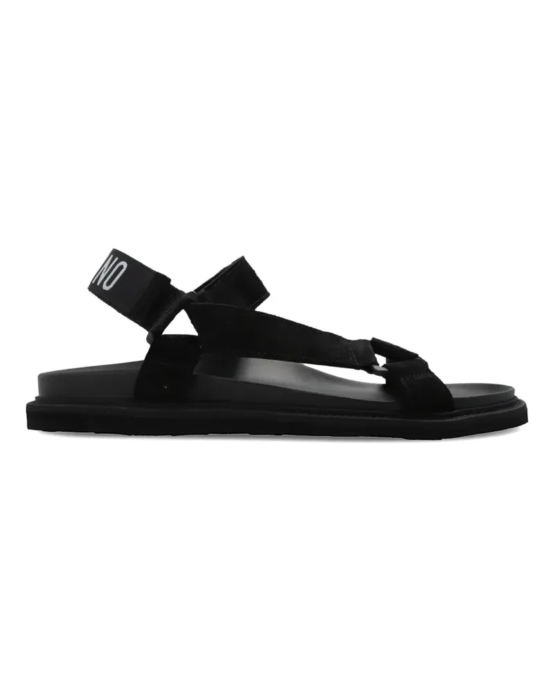 Moschino strap detail sandals - Schwarz Schwarz