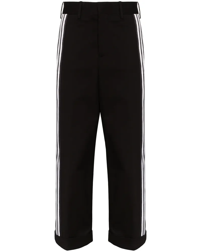 Neil Barrett Gestreifte Sporthose - Schwarz Schwarz