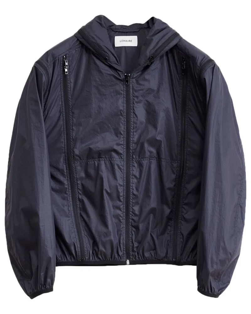 Christophe Lemaire Kapuzenjacke mit Reißverschluss - Blau Blau