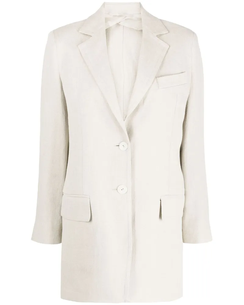 Max Mara Blazer im Oversized-Look - Nude Nude