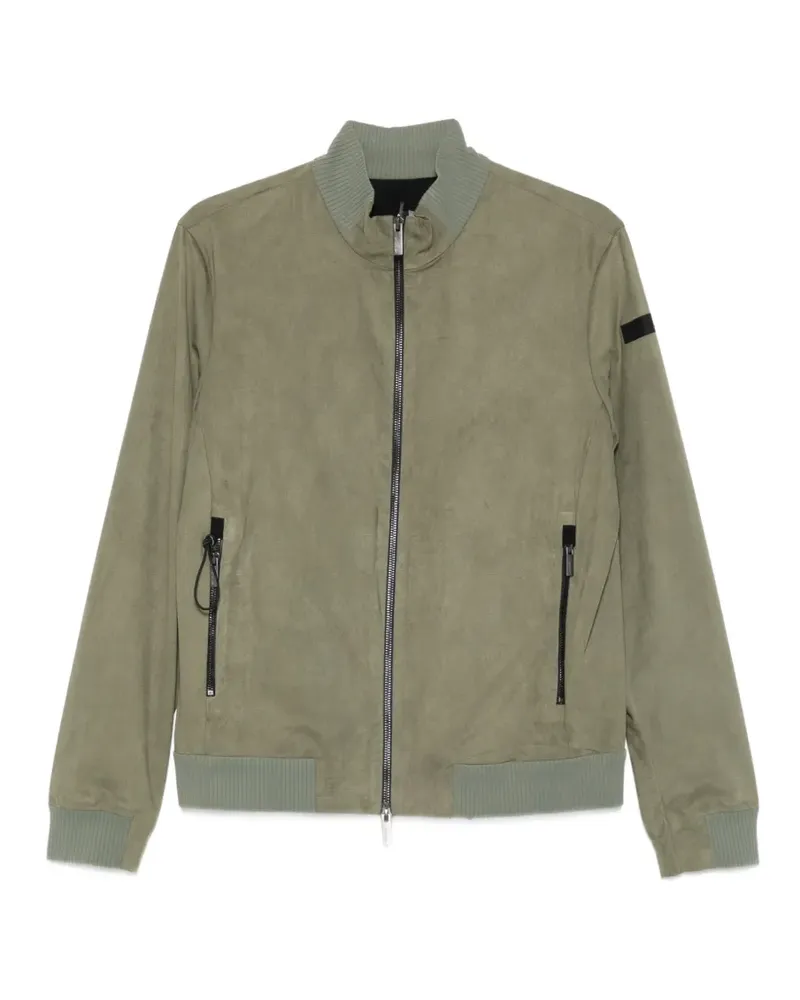 Roberto Ricci Designs suede-effect zip-up jacket - Grün Grün
