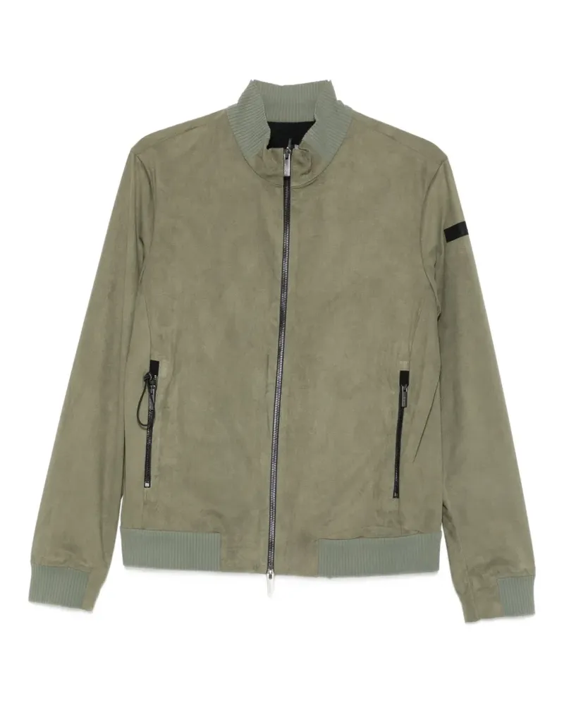 Roberto Ricci Designs suede-effect zip-up jacket - Grün Grün