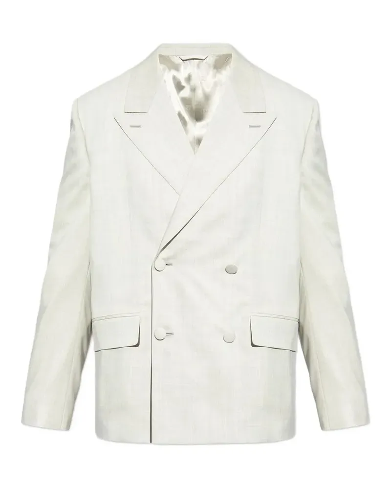 Givenchy Doppelreihiges Sakko mit steigendem Revers - Weiß Weiß