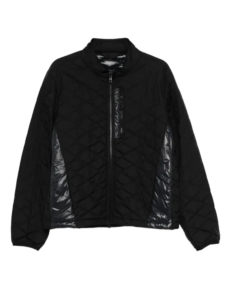 Moncler Irako Jacke mit gesteppten Einsätzen - Schwarz Schwarz