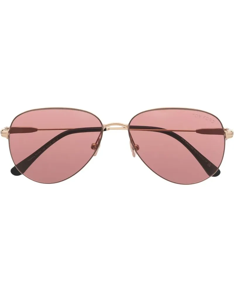Tom Ford Klassische Pilotenbrille - Gold Gold