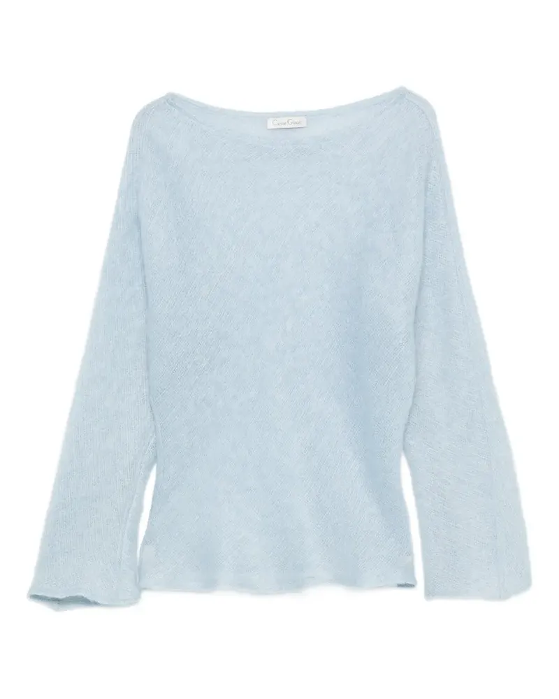 Carine Gilson Oberteil mit Stehkragen - Blau Blau