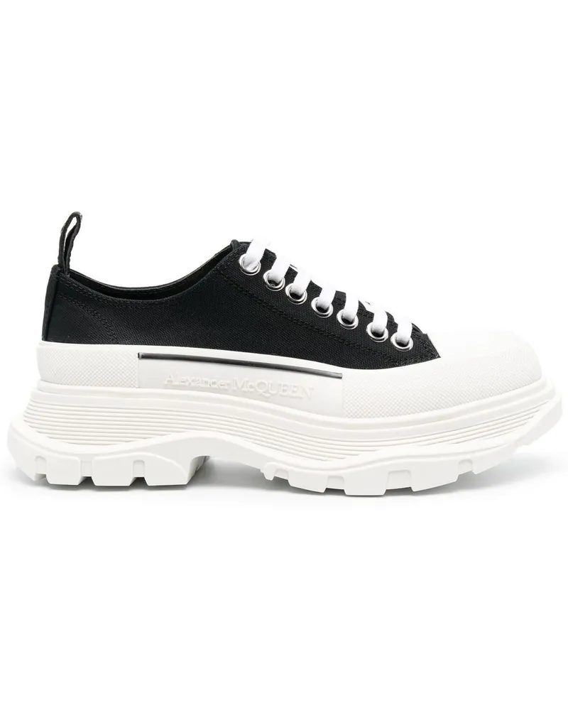 Alexander McQueen Tread Slick Sneakers - Schwarz Schwarz