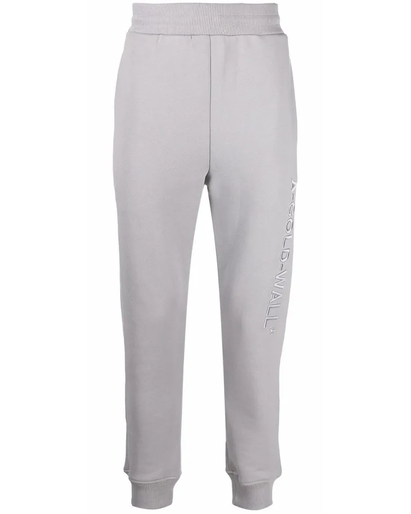 ACW* Jogginghose mit Logo-Prägung - Grau Grau