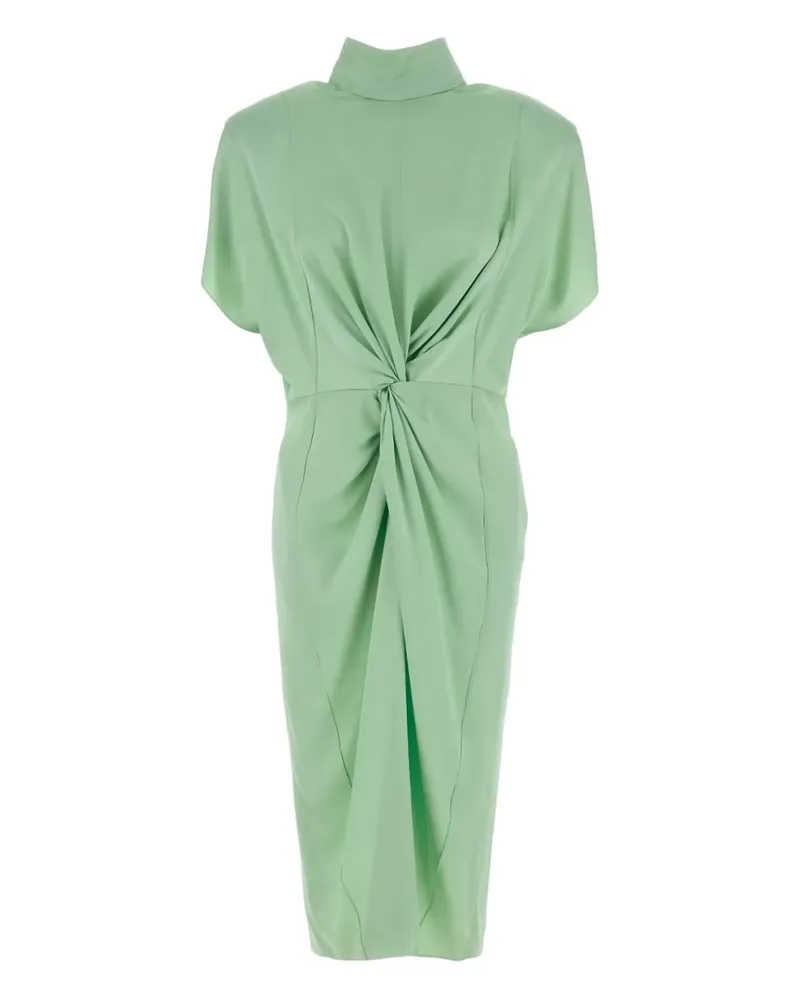 Stella McCartney Midikleid mit Twist-Effekt - Grün Grün