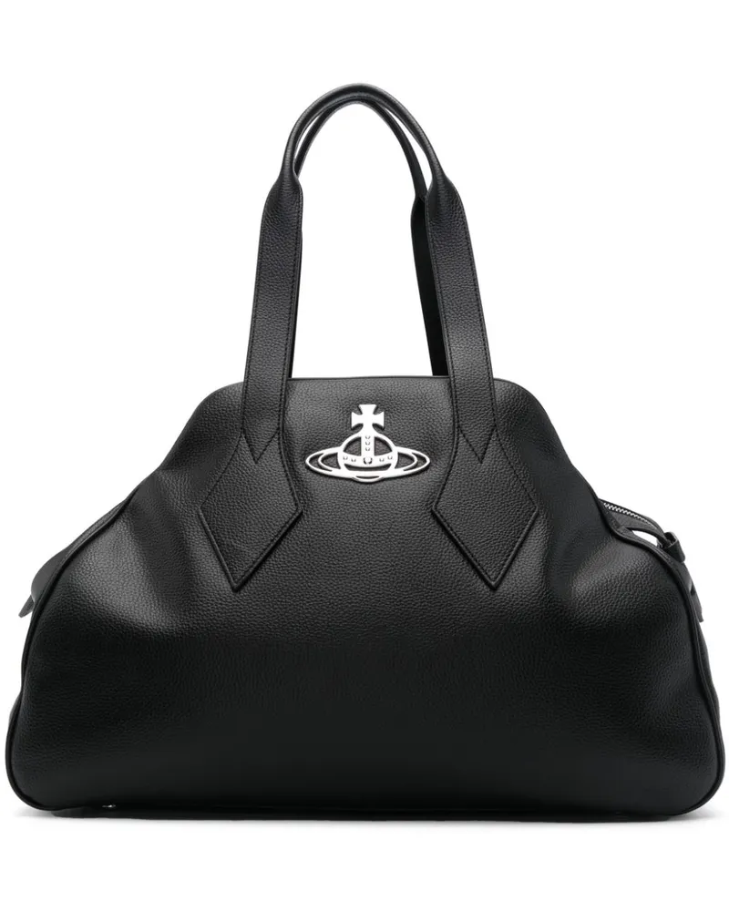 Vivienne Westwood Große Yasmine Tote Bag - Schwarz Schwarz