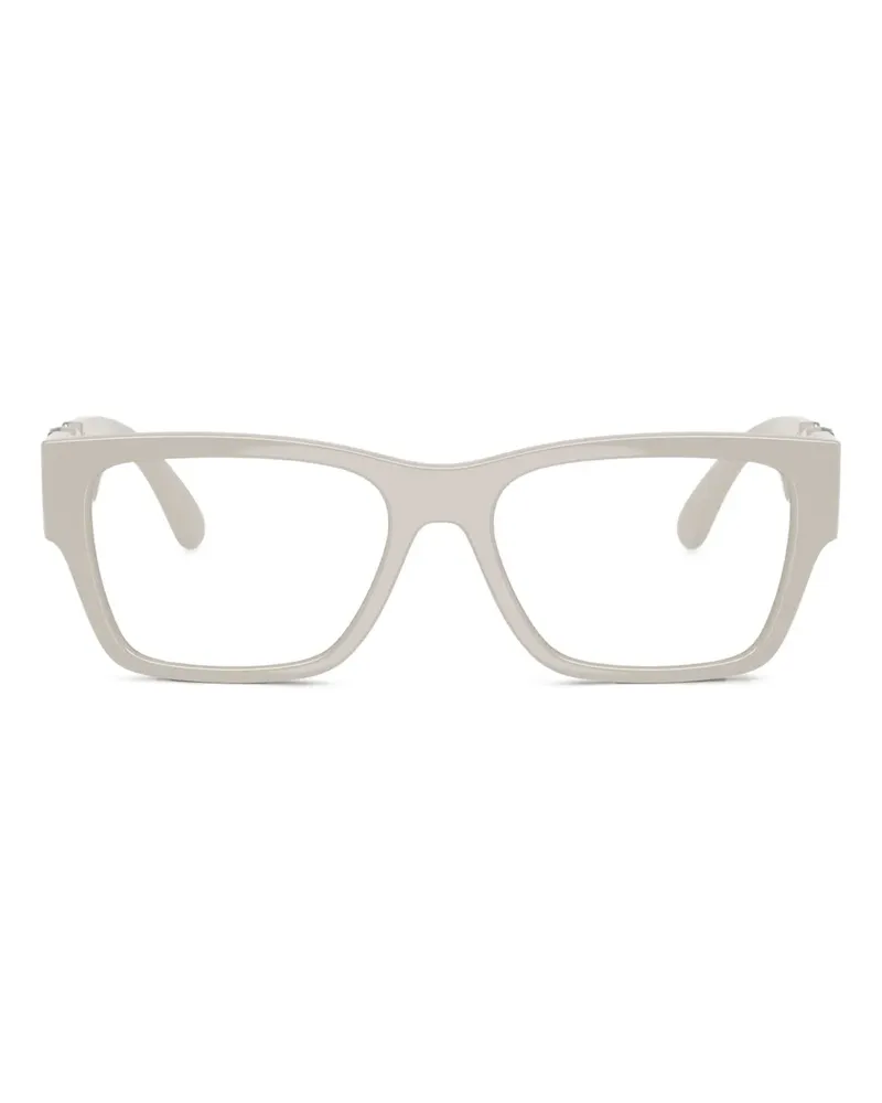 Versace Eckige Medusa Biggie Sonnenbrille - Grau Grau