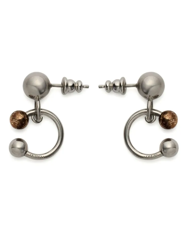 Christophe Lemaire Rattle Ohrringe - Silber Silber