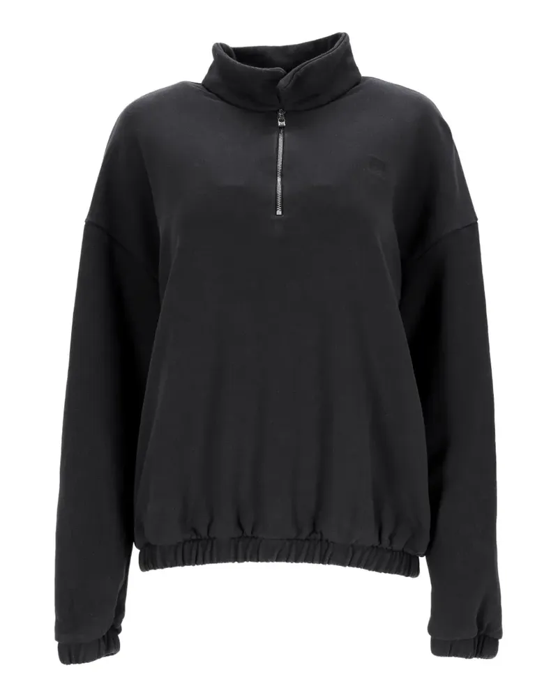 Totême Sweatshirt mit Reißverschluss - Schwarz Schwarz