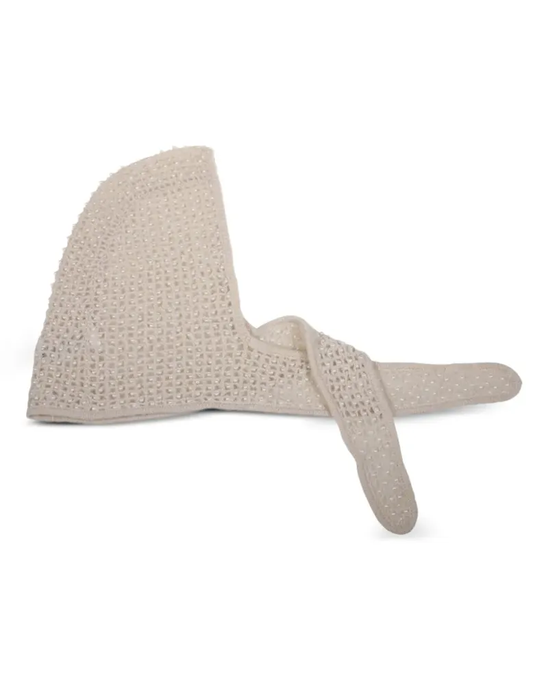 By Malene Birger open knit hat - Nude Nude